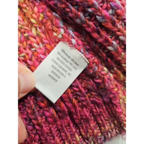 Gymboree Sweater Babygirls 2T Chunky Knit Open Front Cardigan - Picture 5 of 7